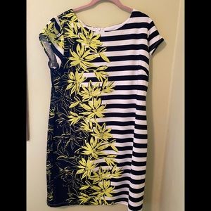 Shift style floral, strip Dress 14